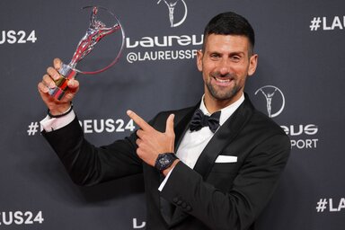 Đoković ötödik alkalommal érdemelte ki a Laureus-díjat (Fotó: Beta/AP)