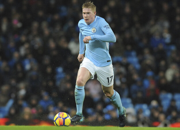 Kevin De Bruyne, a Manchester City középpályása az utóbbi időben kiváló formában van (Fotó: Beta/AP) Kevin De Bruyne, a Manchester City középpályása az utóbbi időben kiváló formában van (Fotó: Beta/AP)