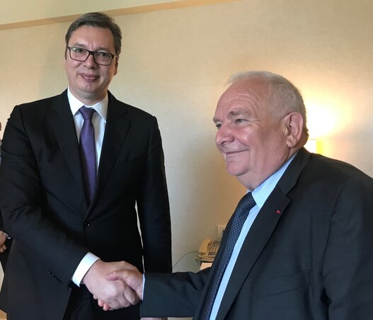Joseph Daul: Szerbiának nagy szerepe van a balkáni történésekben (Fotó: Beta) Joseph Daul: Szerbiának nagy szerepe van a balkáni történésekben (Fotó: Beta)