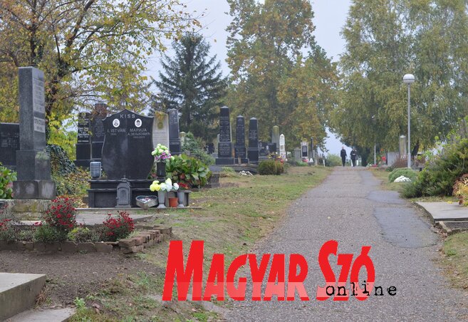 A kishegyesi és a bácsfeketehegyi temetők tisztán és rendezetten várják a halottak napját (Lakatos János felvétele)