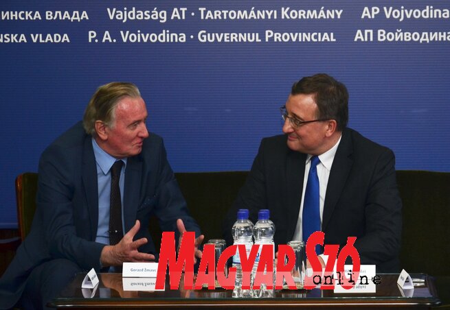 Gorazd Žmavc és Nyilas Mihály (Dávid Csilla felvétele) Gorazd Žmavc és Nyilas Mihály (Dávid Csilla felvétele)