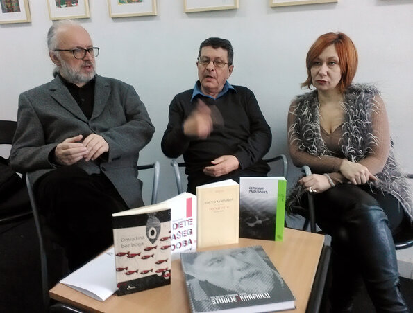 A zsűri: dr. Zoran Đerić, mgr. Bordás Győző és dr. Dragana V. Todoreskov