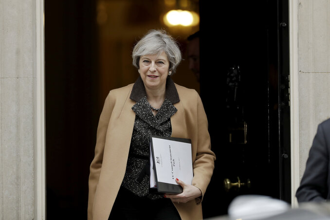 Theresa May (Fotó: Beta/AP)