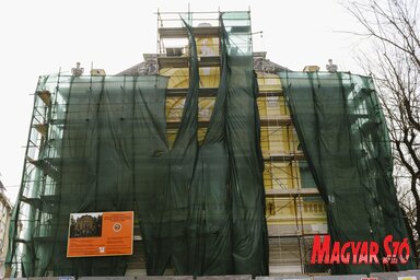 Hamarosan megújul az egyik legszebb szabadkai épület homlokzata (Fotó: Molnár Edvárd)