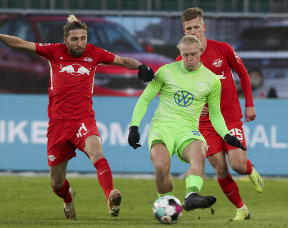 A Leipzig rossz sorozatából a Wolfsburg is profitált (Fotó: Beta/AP) A Leipzig rossz sorozatából a Wolfsburg is profitált (Fotó: Beta/AP)
