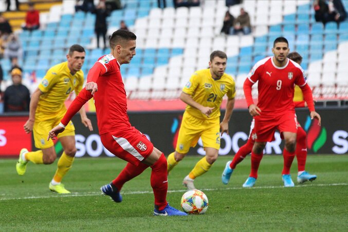 Tadić pontos volt 11 méterről (Fotó: Beta) Tadić pontos volt 11 méterről (Fotó: Beta)