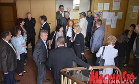 Az MNT tagjainak a látogatása a Forum-házban