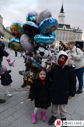 Újév utáni hangulat Újvidék utcáin