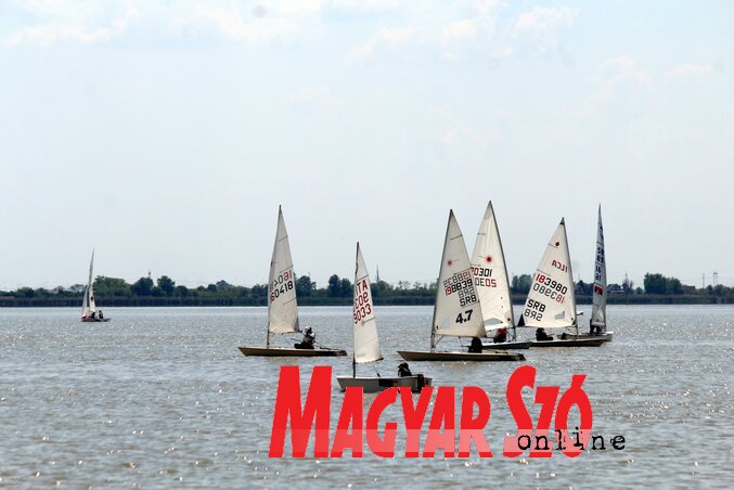 Az idei regattán csaknem száz vitorlás vett részt (Benedek Miklós felvétele) Az idei regattán csaknem száz vitorlás vett részt (Benedek Miklós felvétele)