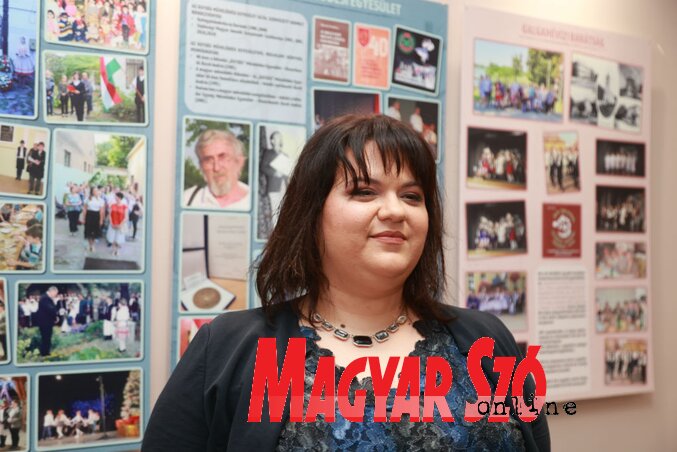 Tóth Ramóna, az Egység Művelődési Egyesület elnöke (Fotó: Vidács Hajnalka) Tóth Ramóna, az Egység Művelődési Egyesület elnöke (Fotó: Vidács Hajnalka)