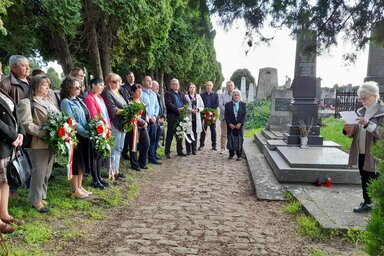 Vasagyi Mária írónő mondott emlékező beszédet (Fotó: Limburger Georgina)
