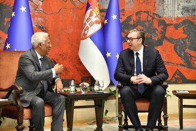 António Costa: Arra kérem önöket, hogy ne vesztegessük az időt, hiszen a jövő nem vár. Nyissuk meg a 3-as tárgyalási klasztert és folytassuk Szerbia sikeres csatlakozását az EU-hoz!