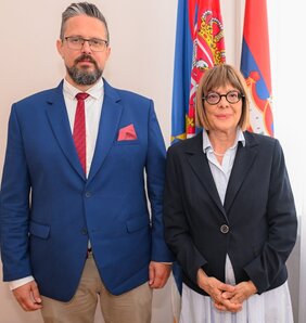 Juhász Bálint és Maja Gojković