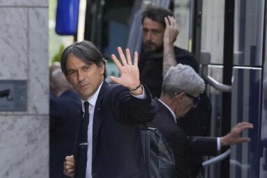 Simone Inzaghi búcsút intett az Internek (Beta/AP)