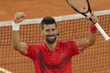 Az elveszített első szett után Đoković szinte könnyedén búcsúztatta Zverevet (Fotó: Beta/AP)