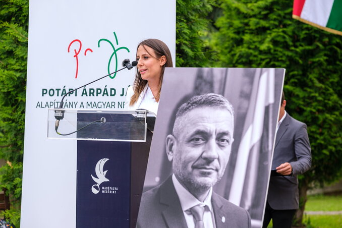 Potápi Katalin Zsuzsanna kuratóriumi elnök (Fotó: MTI) Potápi Katalin Zsuzsanna kuratóriumi elnök (Fotó: MTI)