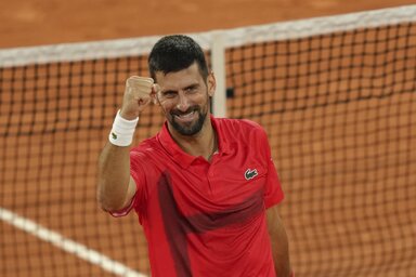 Novak Đoković újabb mérföldkőhöz érkezett Párizsban (Fotó: Beta/AP)