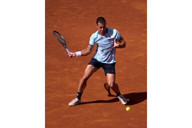 Györe László szerdán lépett pályára először Hertogenboschban (Fotó: facebook.com/ATPTour)