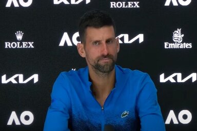 Novak Đoković korábban nyilvánosan támogatásáról biztosította a blokádokban részt vevő egyetemistákat (Fotó: Screenshot/YouTube/Australian Open TV