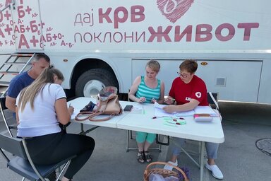 Rendszeresek a véradási akciók Óbecsén (Fotó: TV Bečej)