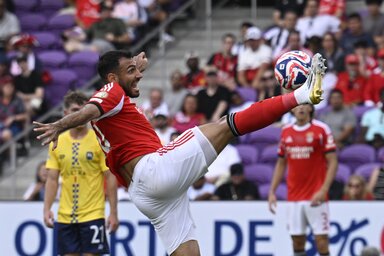 A Benfica először diadalmaskodott a Bayern felett (Fotó: Beta/AP)