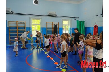 A sportiskolában hattól tizenkét éves korig vettek részt gyermekek (Fotó: BJK)