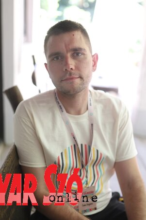 Dudás Benjámin médiafelelős (Lakatos János felvétele)