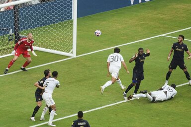Gonzalo García gólja döntött (Fotó: Beta/AP)