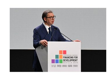Az államfő hangsúlyozta, hogy a törvényellenes tiltakozásokat napi szinten biztosítja a rendőrség (Fotó: Beta)