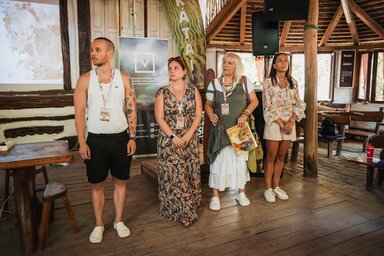 Tar Gábor, Farkas Zita, Plávsity Anikó és Melegh Laura tartottak interaktív, önismereti és ismeretterjesztő foglalkozásokat (Hamar Richárd felvétele)