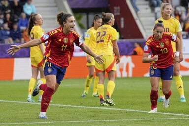 Alexia Putellas már három találatnál jár az Európa-bajnokságon (Fotó: Beta/AP)