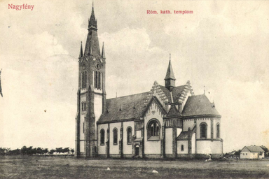 Az 1925-ös vihar döntötte le a nagyfényi római katolikus templom tornyát / library.hungaricana.hu