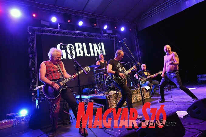 A Goblini a nagyszínpadon nagy sikert aratott (Molnár Edvárd felvétele) A Goblini a nagyszínpadon nagy sikert aratott (Molnár Edvárd felvétele)