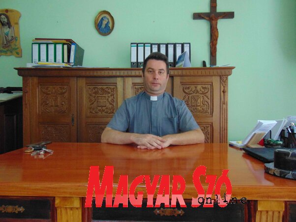 Ft. Csipak Csaba plébános (Fotó: Vidács Hajnalka felvétele) Ft. Csipak Csaba plébános (Fotó: Vidács Hajnalka felvétele)