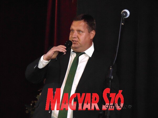 Juhász Gábor a legjobb szöveg szerzője (Fotó: Vidács Hajnalka felvétele)