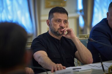 Az ukrán miniszterelnök szerint Donald Trump amerikai elnök az egyetlen, aki képes lehet meggyőzni Vlagyimir Putyint arról, hogy tárgyalóasztalhoz üljön (Fotó: Beta/AP)