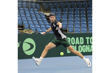 Fucsovics Mártonék esélyesként lépnek pályára Ausztria ellen (Fotó: facebook.com/huntennis)