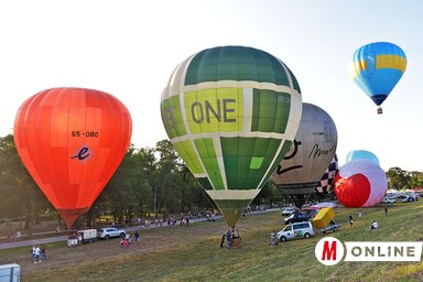 A hőlégballonok felszállása minden évben elkápráztatja a közönséget IGergely Árpád felvétele)