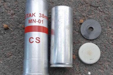 A tárca ismét tagadta, hogy a tiltakozók ellen CN-gázt vetettek volna be (Fotó: MUP Srbije)
