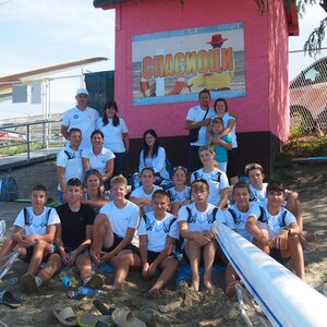 A palicsi evezősök a nagybecskereki regattán (Fotó: Palicsi Evezősklub)
