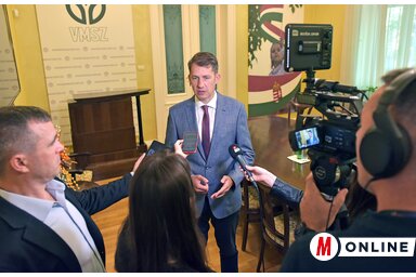 Dr. Pásztor Bálint ismertette a regisztrációs kampány részleteit (Gergely Árpád felvétele)