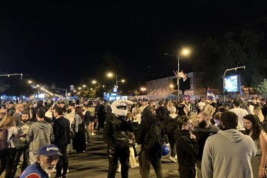 A tiltakozók Bogdan Jovičić és más fogva tartottak szabadon bocsátását is követelik (Fotó: 021.rs)