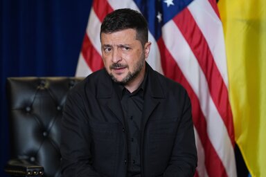 Volodimir Zelenszkij hangsúlyozta, hogy célja a háború befejezése (Fotó: Beta/AP)