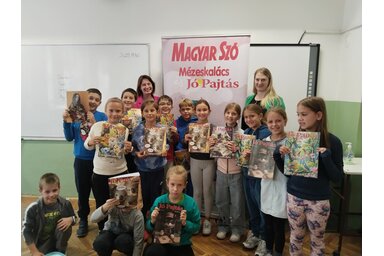 Harmadikosok az Október 10-e iskolából – jó hangulat és nevetés töltötte meg a termet/Fotó: Varga Anita