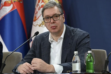 Aleksandar Vučić szerint rejtély, miért maradtak titokban az újvidéki vasútállomás felvételei. (Fotó: Beta)