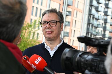 Aleksandar Vučić államfő (Fotó: Beta)
