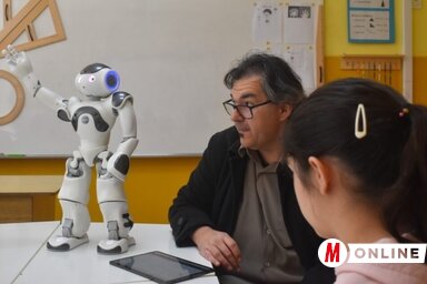 Csütörtökön bemutatták Wolley-t, a robotot (Fotó: Vidács Hajnalka)