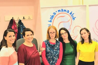 A három résztvevő szervezet képviselői