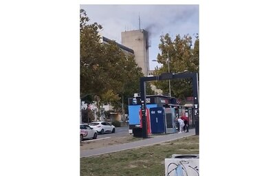 A tűzeset során senki sem sérült meg (Fotó: Screenshot/mojnovisadcom/Instagram)