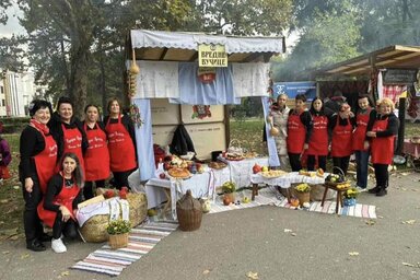 A szerb művelődési központ csapata a hétvégi rendezvényen Belgrádban
